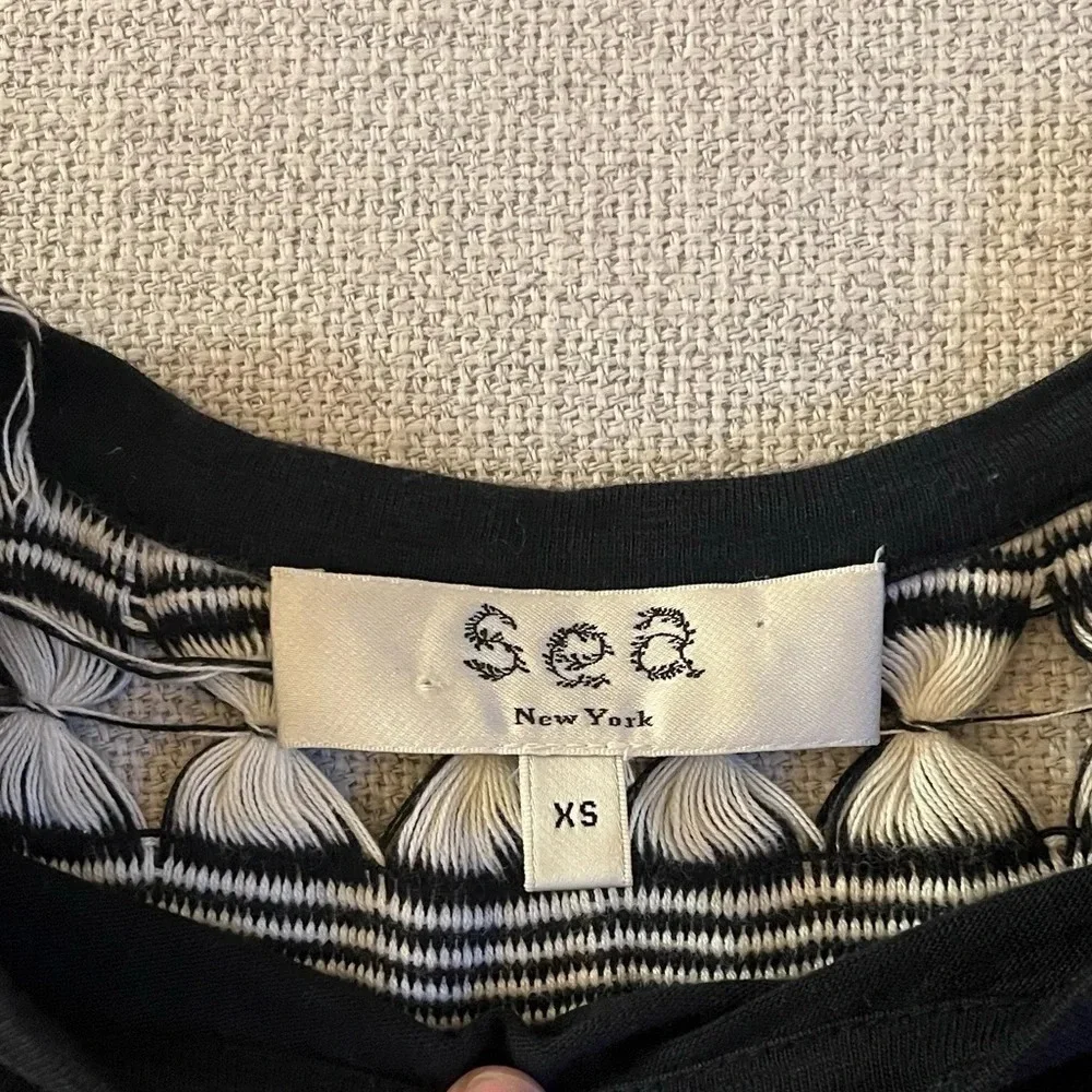 Sea New York Embroidery Crew Neck Shirt Navy size XL - Picture 7 of 8